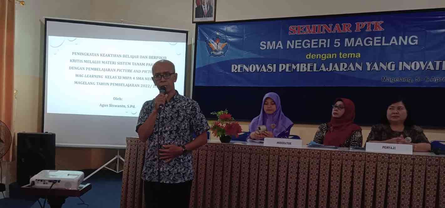 Gapai Berkah Bulan Puasa, 5 Guru SMAN 5 Magelang Gelar Seminar PTK