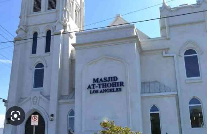 Suasana Lebaran di Masjid At Thohir di Los Angeles, Amerika Serikat