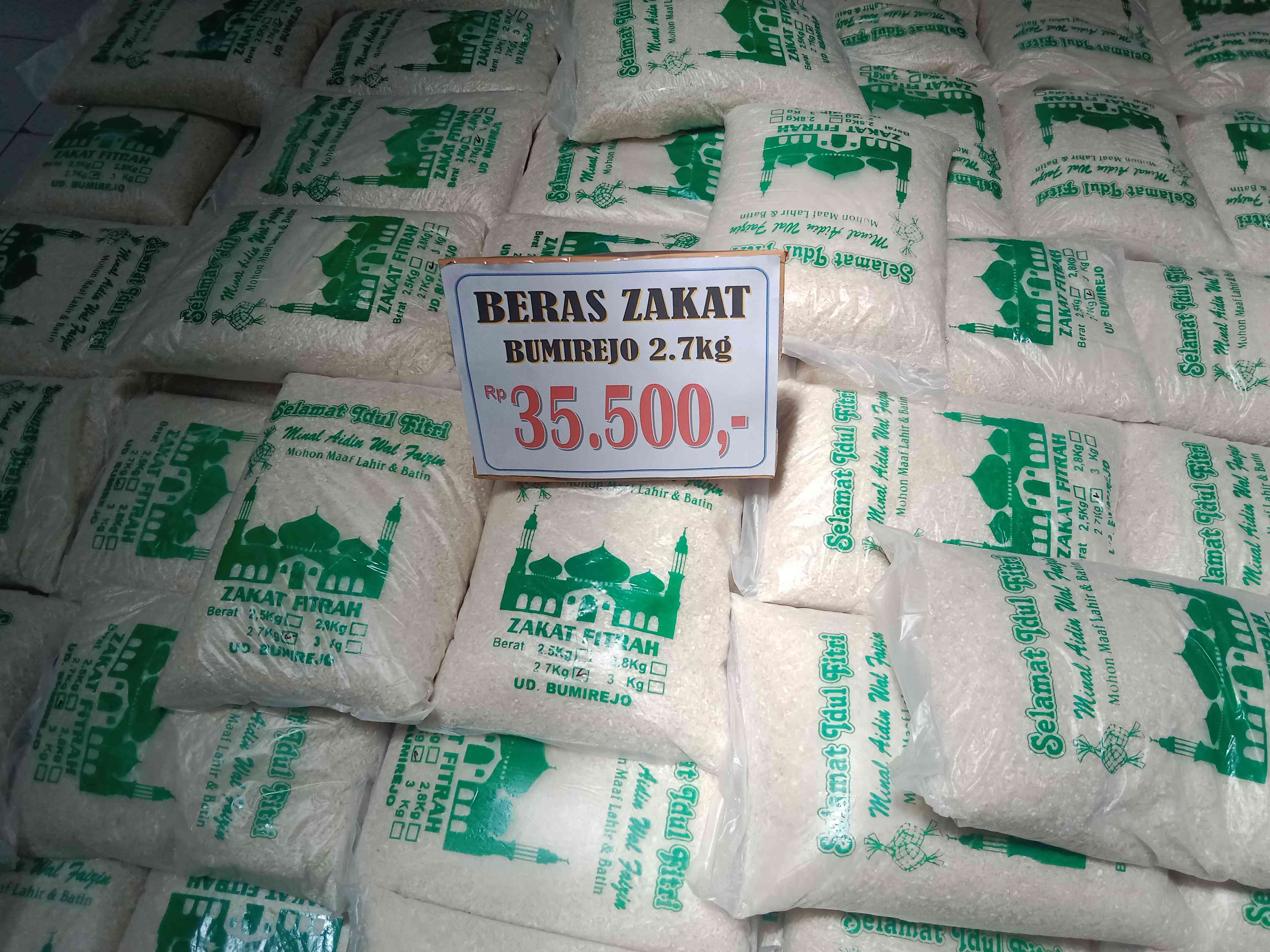 Beras Zakat Tersedia Dalam Kemasan Praktis