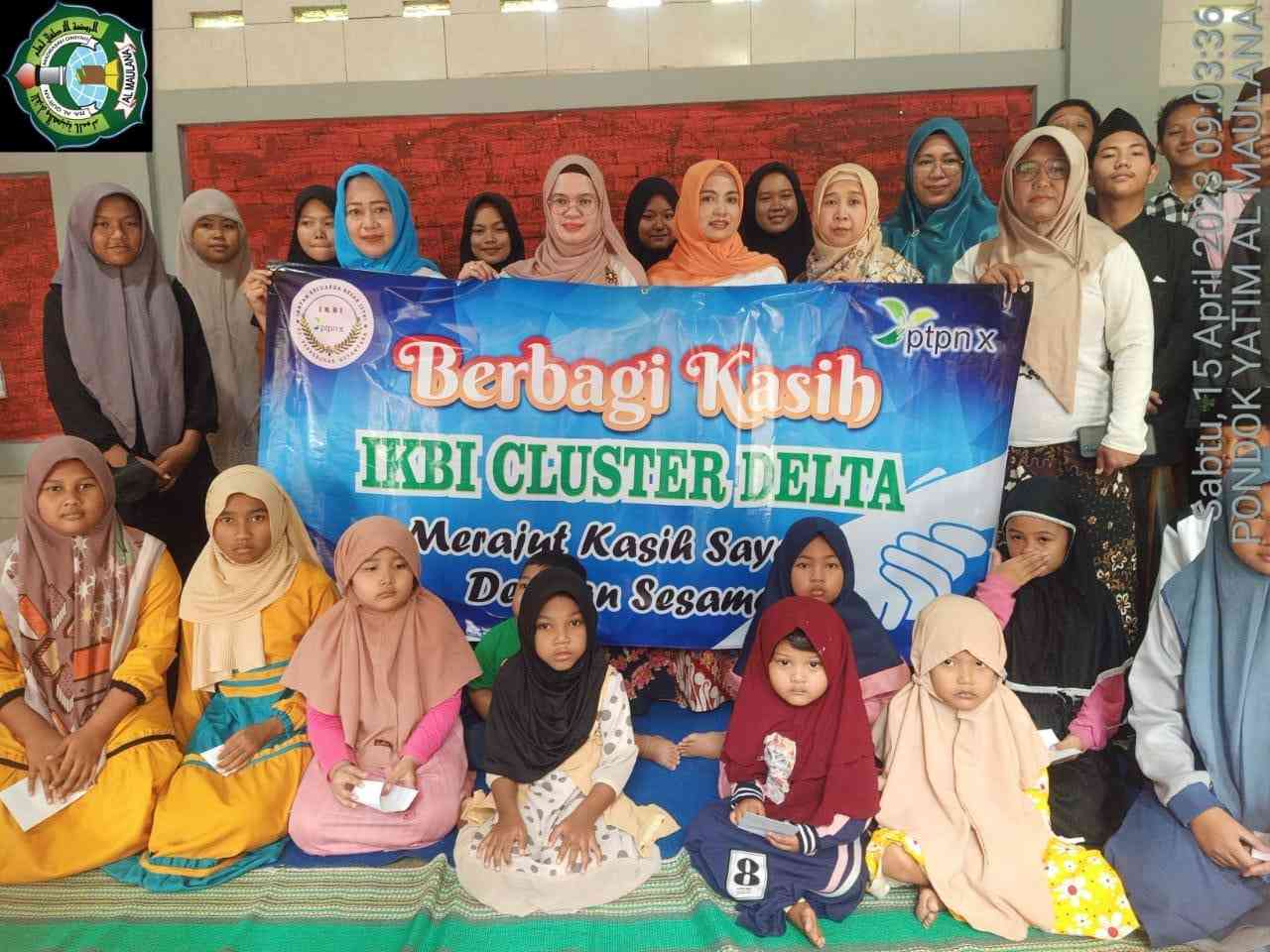 IKBI Cluster Delta PTPN X Berbagi Kasih Bersama Anak Yatim Pondok Al Maulana