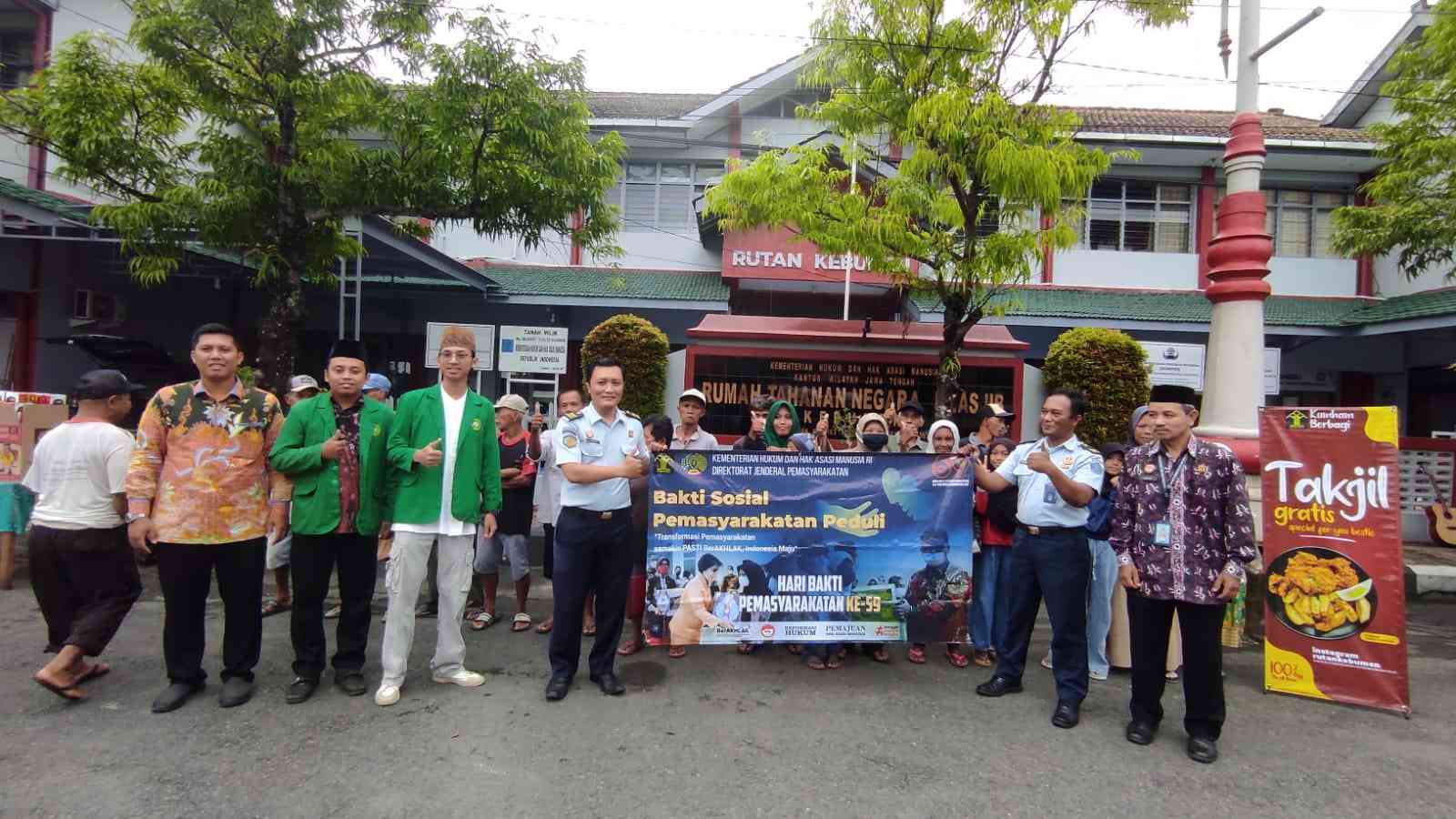 Berbagi Kebahagiaan, Rutan Kebumen Bagikan 350 Paket Berbuka Puasa