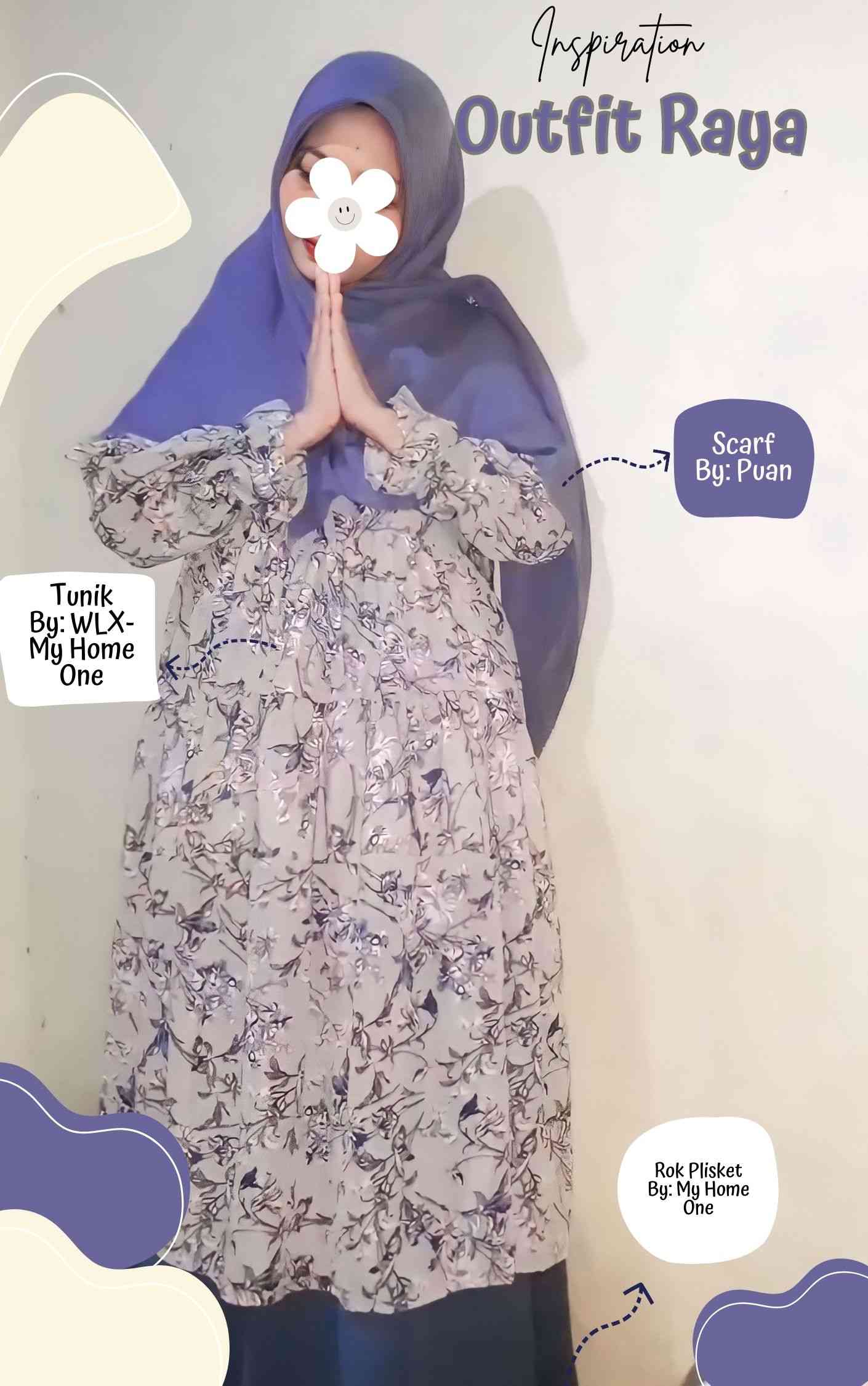 Sortir Baju Lama Jadi Baju Lebaran dengan Mix And Match