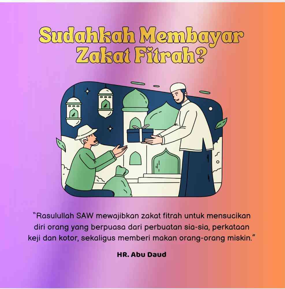 Jangan Lalaikan Zakat Fitrah