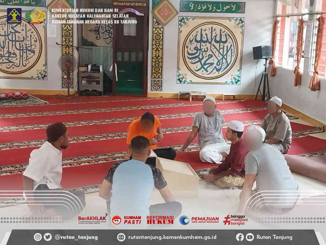 WBP Rutan Tanjung Antusias Salurkan Zakat Fitrah Jelang Hari Raya Idul Fitri 1444H