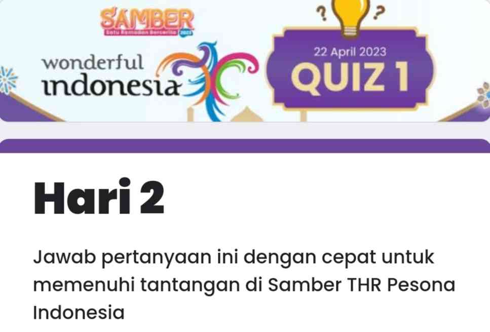 Serunya Ikutan Kuis Hari Kedua Samber THR Kompasiana Bersama Anak Tercinta