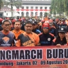 Keniscayaan El Pueblo Unido Jamas Sera Vencido, Buruh Longmars Bandung-Jakarta