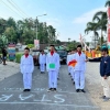 Meriah! Ratusan Kelompok Ikuti Lomba Gerak Jalan di Desa Karangharjo dalam Rangka Memeriahkan HUT RI