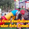 Wajah Ceria Revitalisasi Alun-alun Kota Cimahi 2023