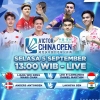 Seru! Jadwal dan Drawing Lengkap Semua Negara Babak 32 Besar China Open 2023 (5/9)