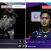 Berbeda Hasil yang Diraih Kedua Tunggal Putra Indonesia pada Babak Pertama Asian Games 2022 Kategori Individu