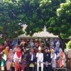 Guru dan Pegawai MTsN 6 Bantul Kenakan Pakaian Adat Nusantara saat Jalan Sehat Budaya