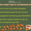 Pantun: Hari Kamis Bulan Ramadhan 1445