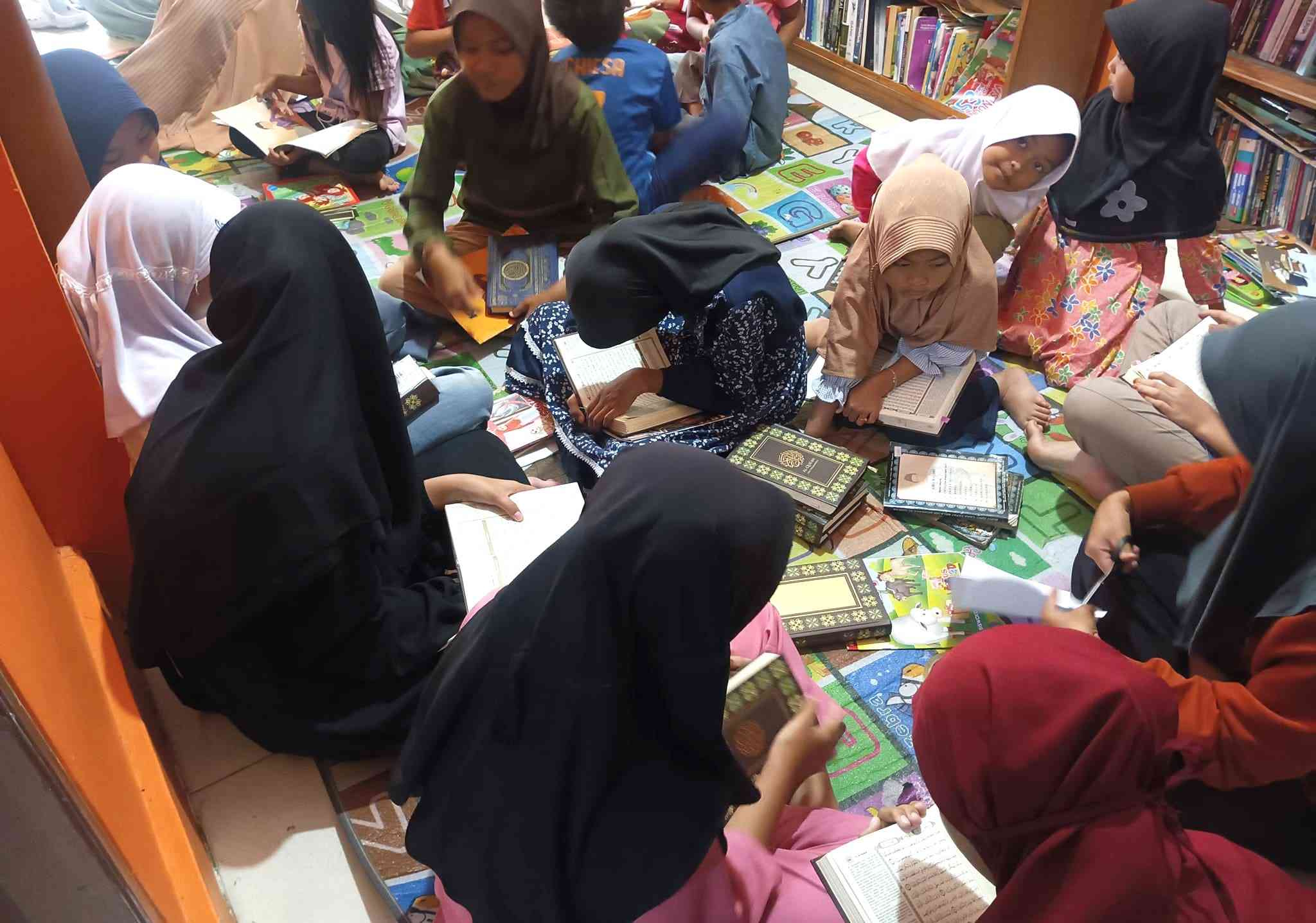 Ngabubu-Read di Taman Bacaan, Optimalkan Akhlak Anak Selama Puasa