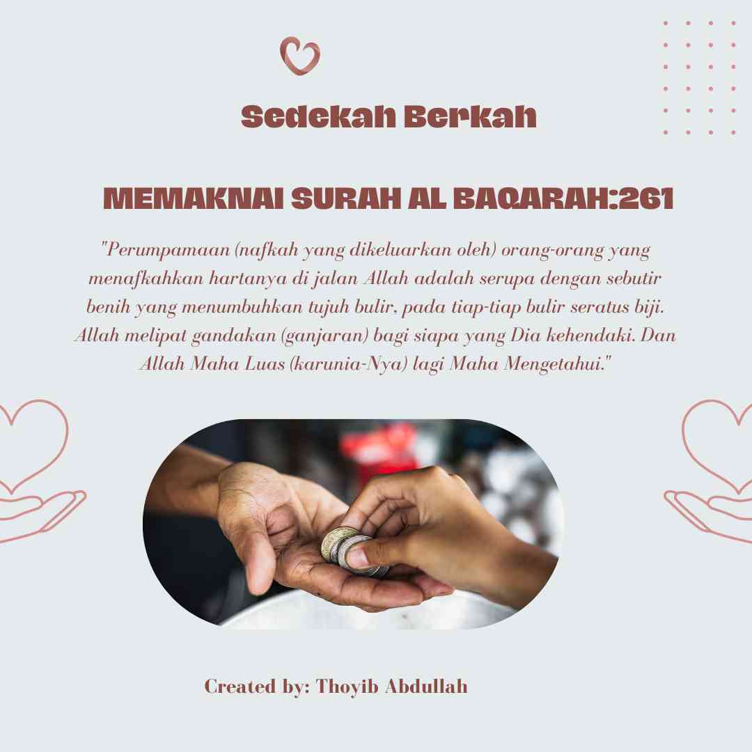 Sedekah Berkah: Menggali Makna Surah Al Baqarah Ayat 261