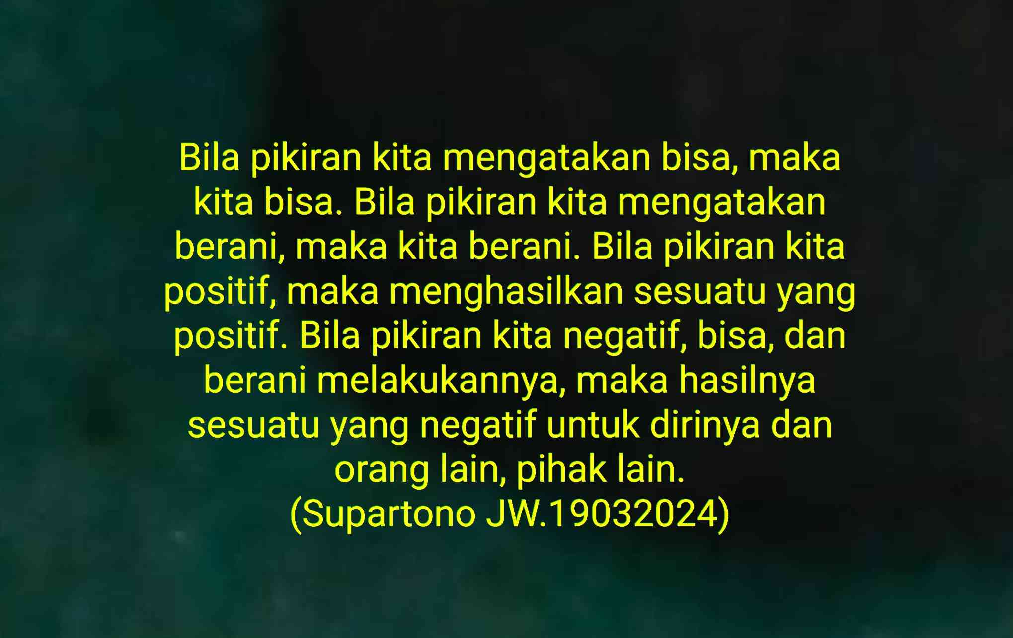 1445 H (9) Mudahnya Membuat Dunia Berbunga atau Berduri