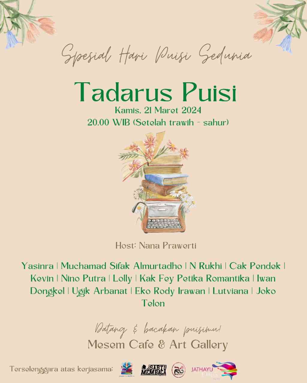 Tadarus Puisi di Hari Puisi Sedunia (Seri Tadarus Puisi #6)