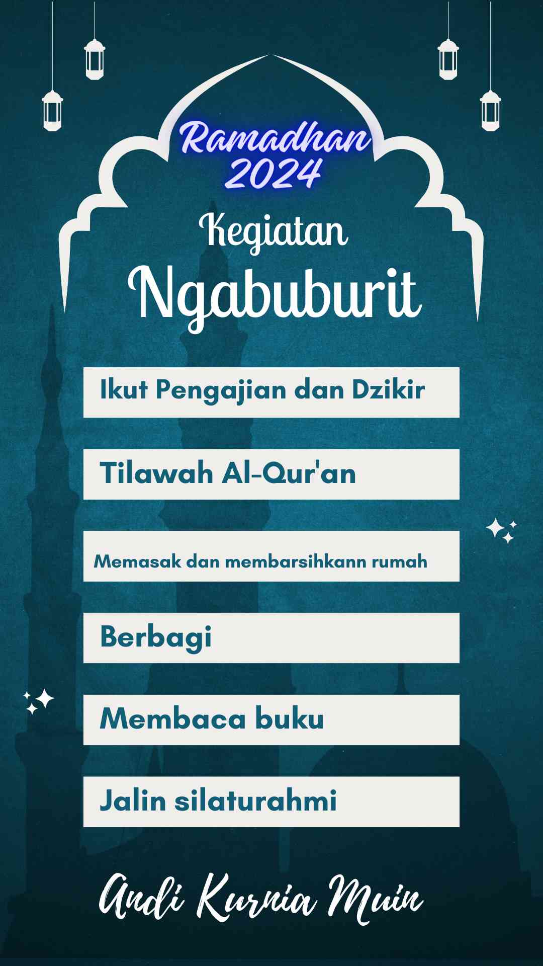 Waspada, Ngabuburit Tak Syar'i Lagi