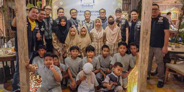 Rutin Setiap Tahun, RoRI Sub Chapter Braders Kembali Buka Puasa Bersama dengan Anak Yatim