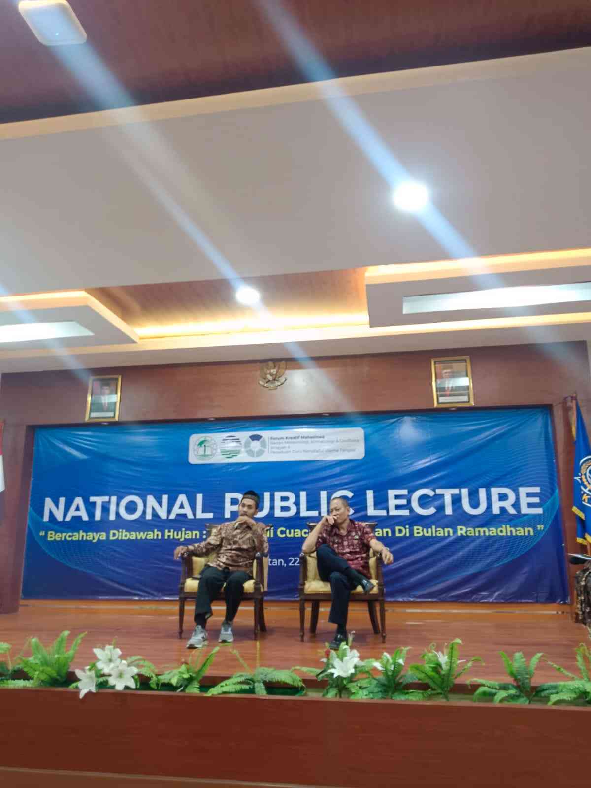 Pergunu Tangsel dan BMKG WILAYAH II serta Forum Kreatif Mahasiswa Menyelenggarakan Kegiatan Lektur National