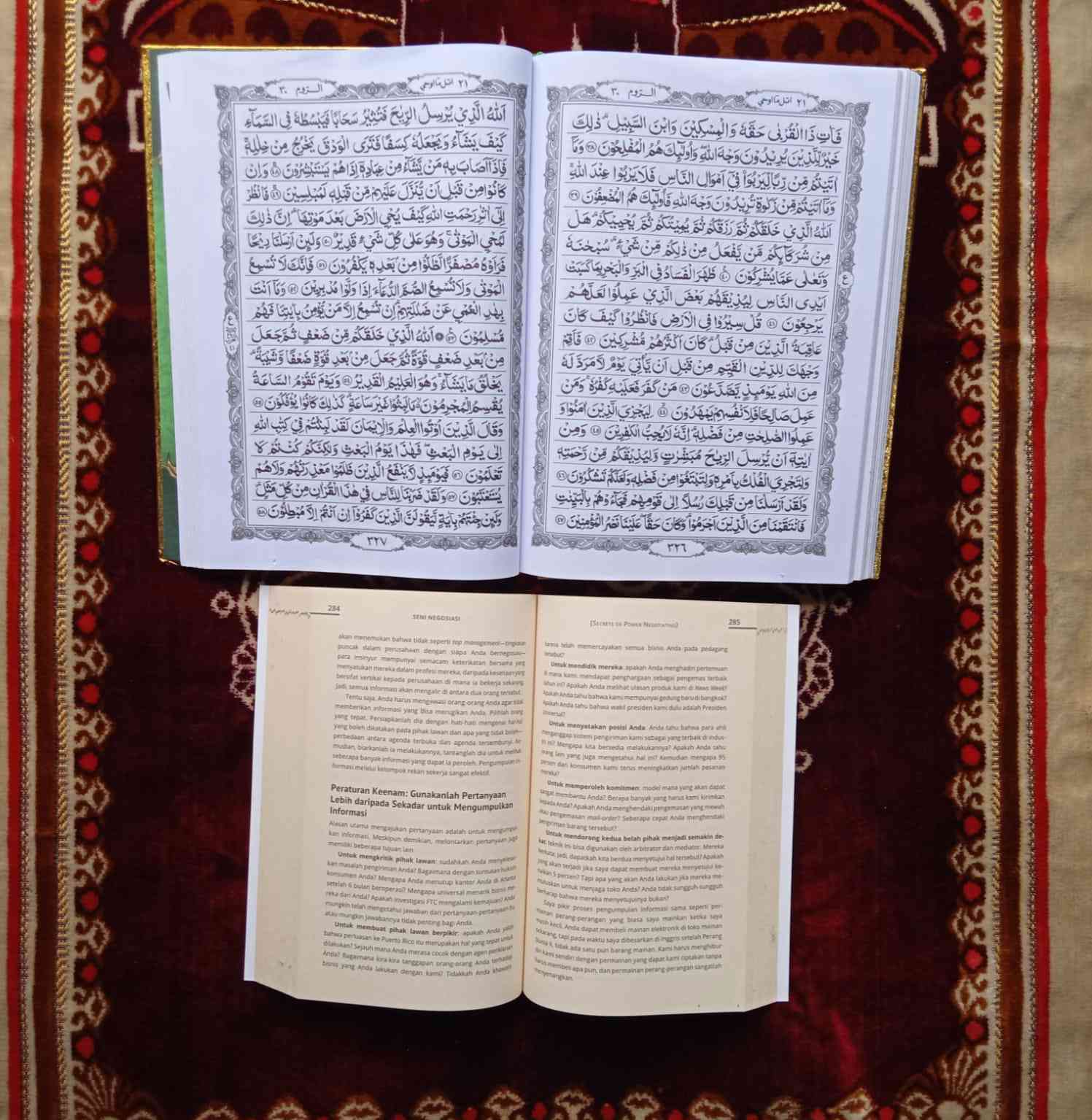 Mengisi Waktu Luang Saat Ramadan, Dengan Baca Al-Quran dan Buku Motivasi
