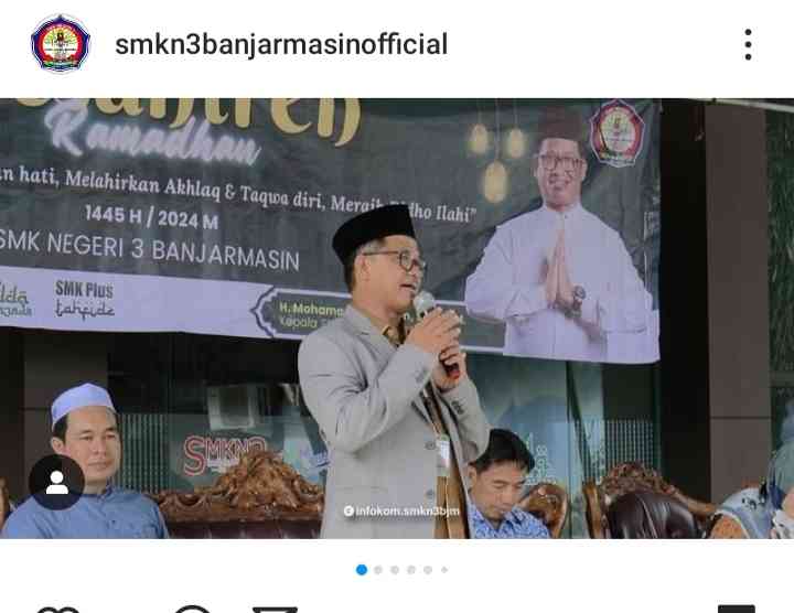 SMKN 3 Banjarmasin Isi Bulan Puasa dengan Pesantren Ramadhan