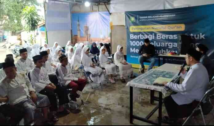 Taman Belajar Al-Afifiyah Kembali Menggelar Berbagi Beras Gratis di Bulan Ramadhan