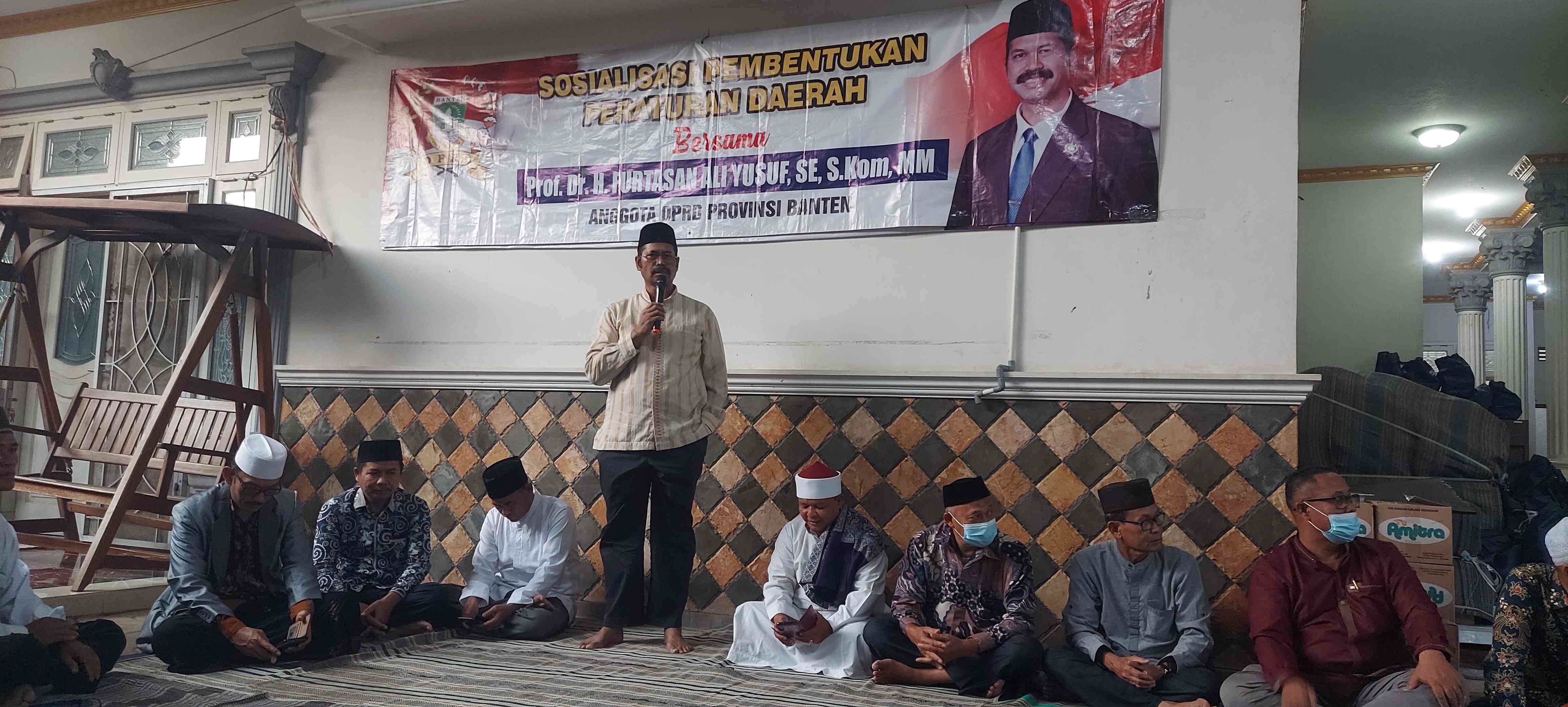 Kegiatan Buka bersama Prof. Dr. Ir, H. Furtasan Ali Yusuf , S.E, S.Kom, M.M