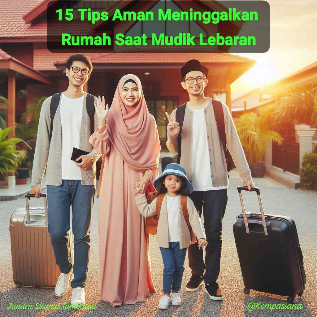 15 Tips Aman Meninggalkan Rumah Saat Mudik Lebaran, Tidak Hanya Kunci Pintu