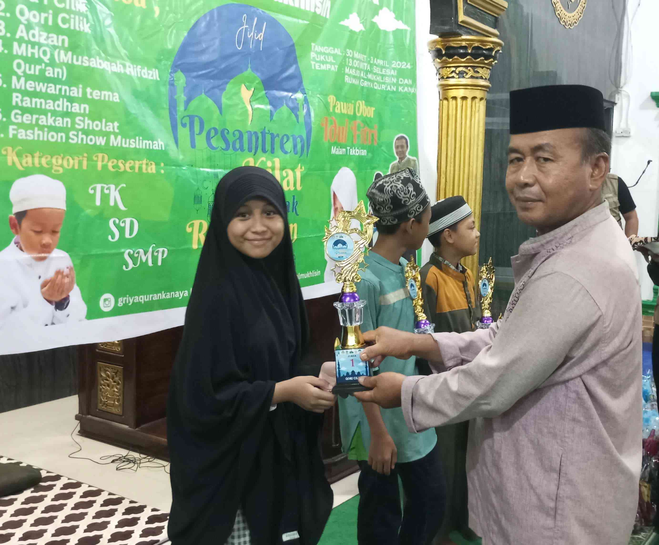 Meriahkan Ramadhan, Yayasan Kanaya Mulia Indonesia Bersama Masjid Al-Mukhlisin Sukses Gelar Pesantren Kilat dan Semarak Ramadhan Jilid 2