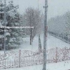 Romantisme Kota Samarkand yang Tertutup Salju dalam Hujan Salju yang Deras