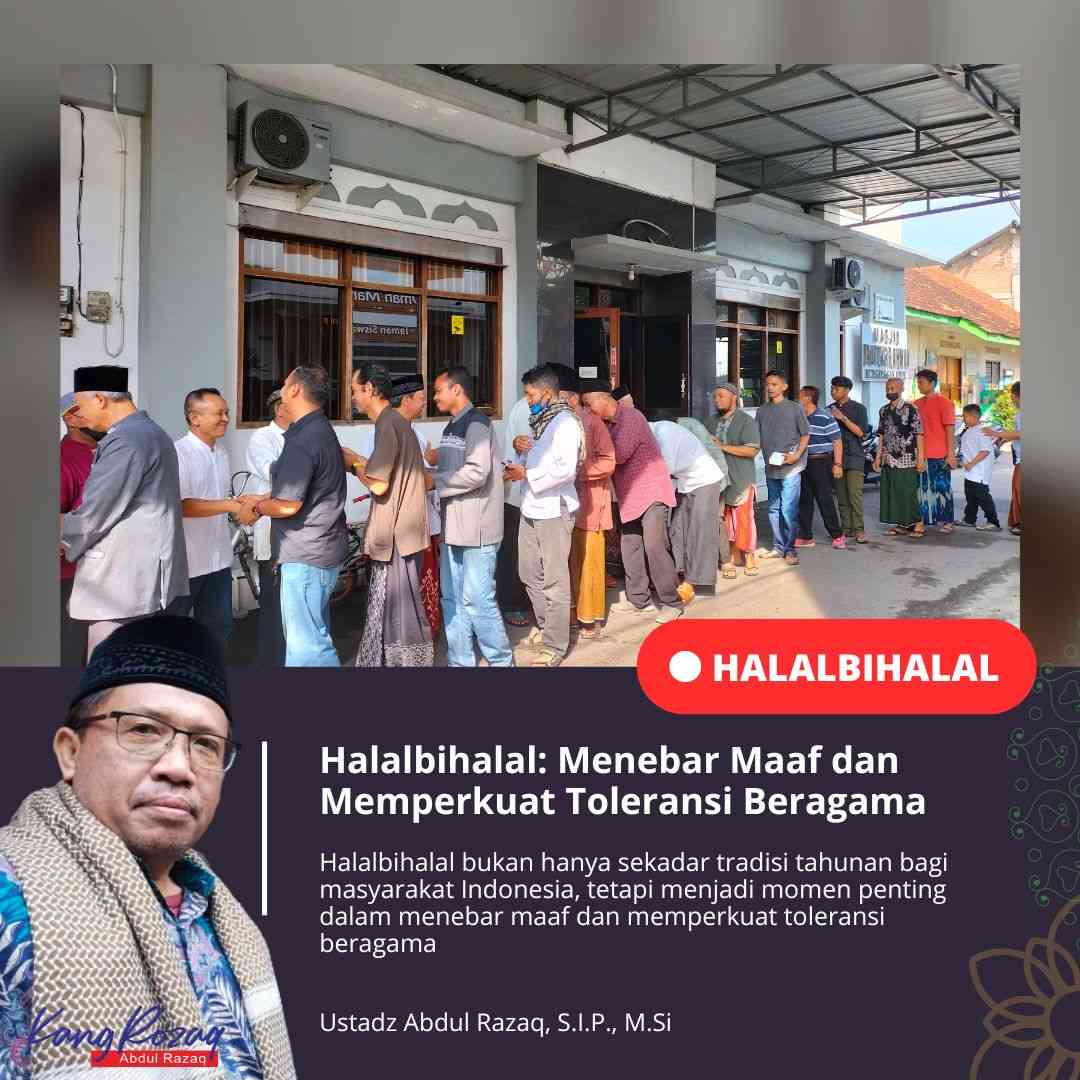 Halalbihalal: Menebar Maaf Dan Memperkuat Toleransi Beragama Halaman 1 