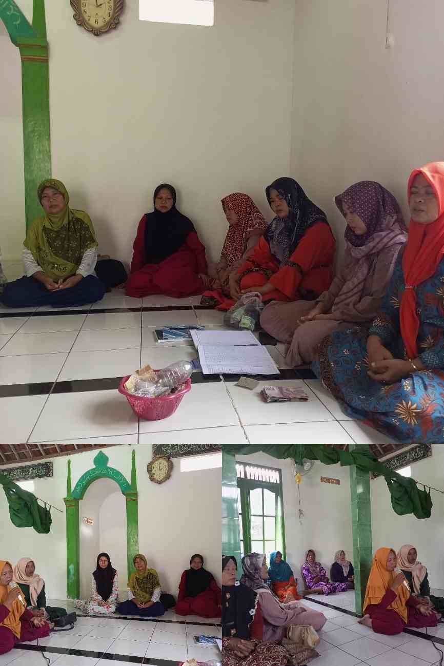 Selama Bulan Ramadhan Jamaah Muslimat Tetap Melaksanakan Kegiatan Rutin Tahlilan