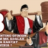 3 Dissenting Opinion Hakim MK adalah Suara Rakyat Indonesia?