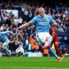 Quattrick Erling Haaland Menjawab Tantangan Perebutan Juara Liga Inggris untuk Manchester City