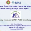 Kegiatan Penutupan Kelas Belajar Menulis Nusantara PGRI yang Meriah dan Bahagia