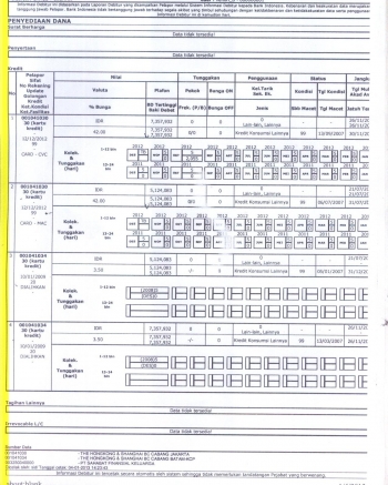 Melayani Permintaan BI Checking dari Halmahera Maluku Utara