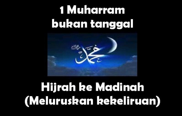 1 Muharram Bukan Tanggal Rasulullah saw Hijrah ke Madinah  1 Muharram Bukan Tanggal Rasulullah saw Hijrah ke Madinah