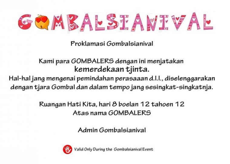Gombal Berani Menggombali Kompasianer Ikuti Event Ini Halaman All Kompasiana Com