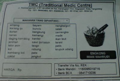 terapi steam ala engkong imam mahmudi