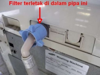 Dikerjain Selang Intake Mesin Cuci Otomatis 1 Tabung
