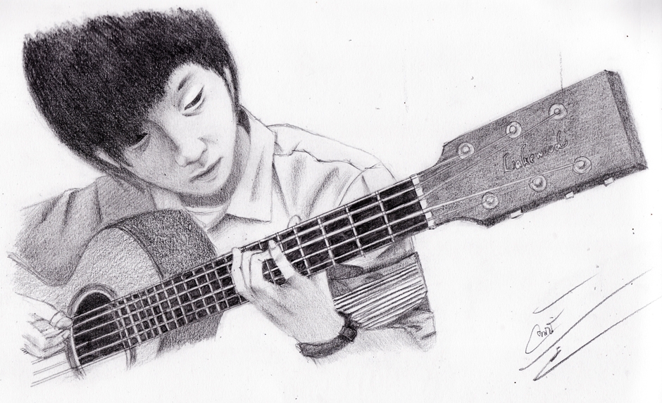 Gambar Sketsa Orang Lagi Main Gitar Dicampur Aja Geh Gambar Sketsa Orang Lagi Main Gitar Dicampur Aja Geh