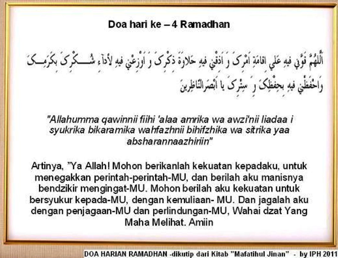 Bulan Ramadhan Besar Doa Niat Mandi