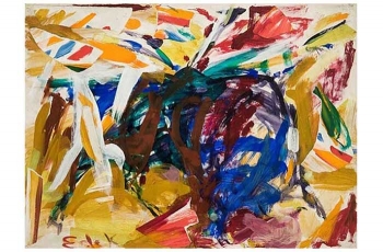 30 Contoh Lukisan Abstrak Ekspresionisme Rudi Gambar