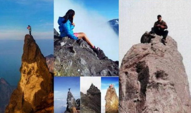  Cara Aman Foto di Puncak Gunung Merapi oleh Ervipi 