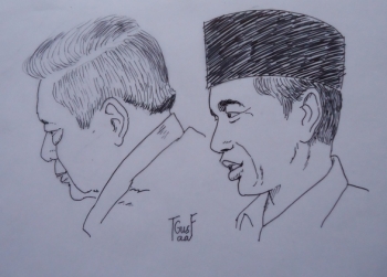 Saya Menggambar Wajah Profil Sby Dan Jokowi Kompasiana Com Saya Menggambar Wajah Profil Sby Dan Jokowi Kompasiana Com