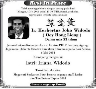Semakin Kalap: Anti-Jokowi pun Menyebarkan Iklan Duka Cita  Semakin Kalap: Anti-Jokowi pun Menyebarkan Iklan Duka Cita